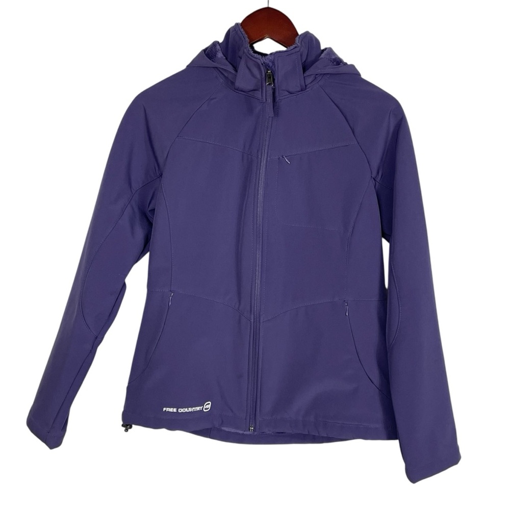 Free Country Full Zip Purple Jacket